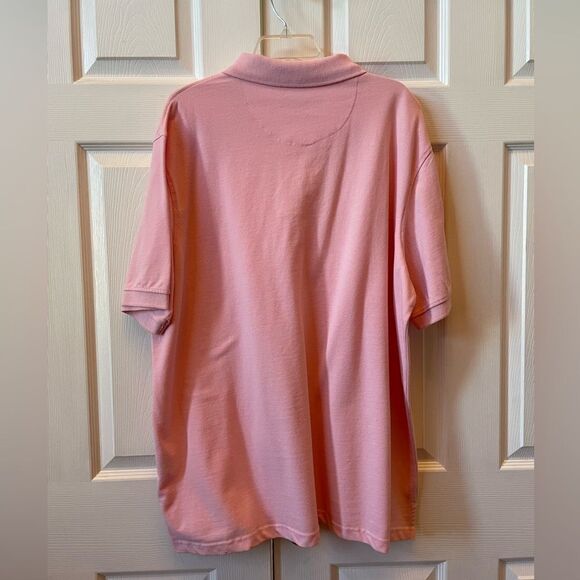 PINK POLO SHIRT SIZE 2XL 50-52 100% COTTON NWOT - Picture 4 of 4